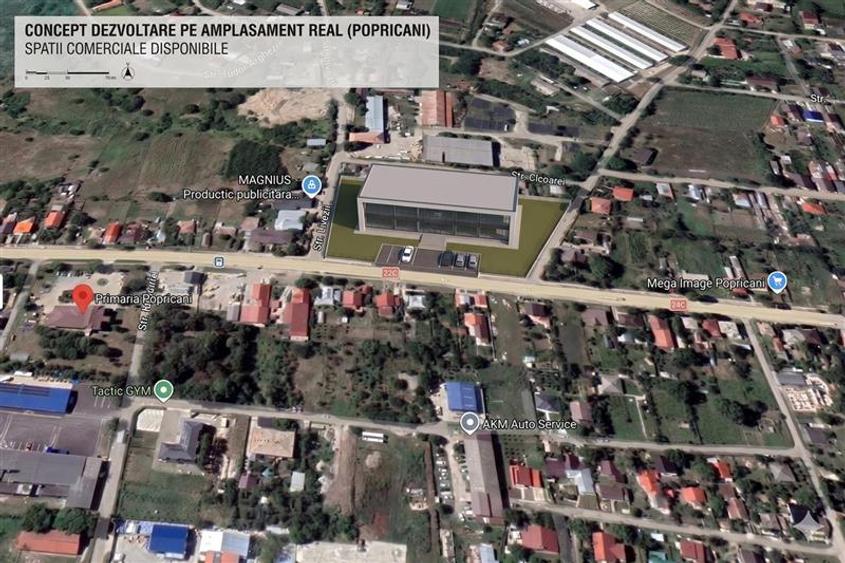 Teren 1700mp,  Oportunitate Comerciala, Central Popricani