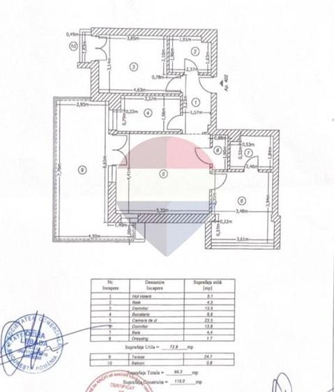 Apartament premium cu 3 camere | Terasă de 24,7 mp | Parcare subterană