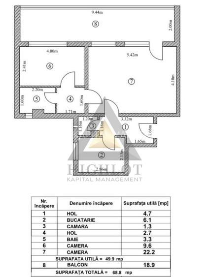 Dorobanti| 2 camere renovat| ideal investiție sau rezidenta| PERLA - 14