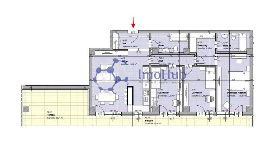 Penthouse Exclusivist · 4 camere · Terasă panoramică - 12