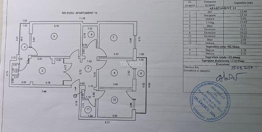 Apartament 4 camere de vânzare – Zona 0, Calea Dumbrăvii, Sibiu - 2