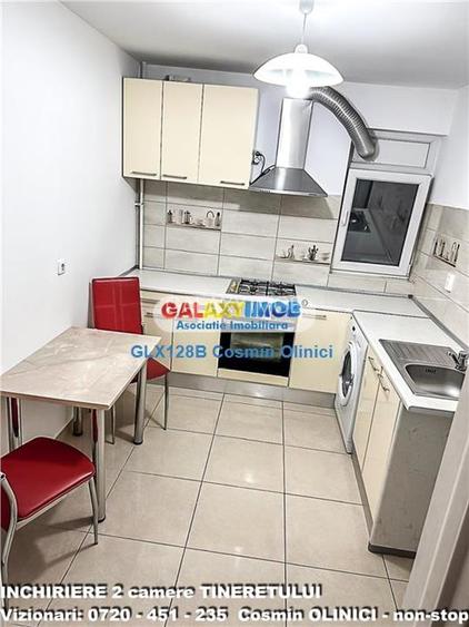 Inchiriere apartament 2 camere Tineretului vedere parc mobilat - 5