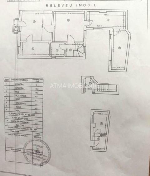  De inchiriat ap in casa | 3 camere Parcul Carol | Birou sau Rezidential - 17