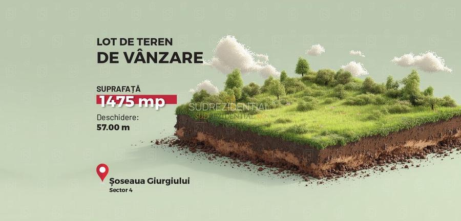 Teren 1.475 mp,  Ideal dezvoltare imobiliara, Str. N.D. Cocea - 2