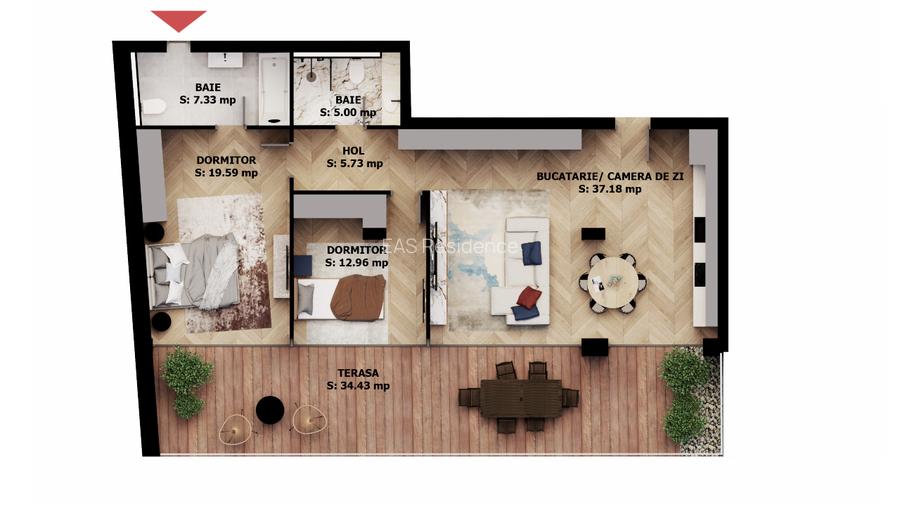 Apartament cu 3 camere ultracentral de vânzare, in Oradea - 3