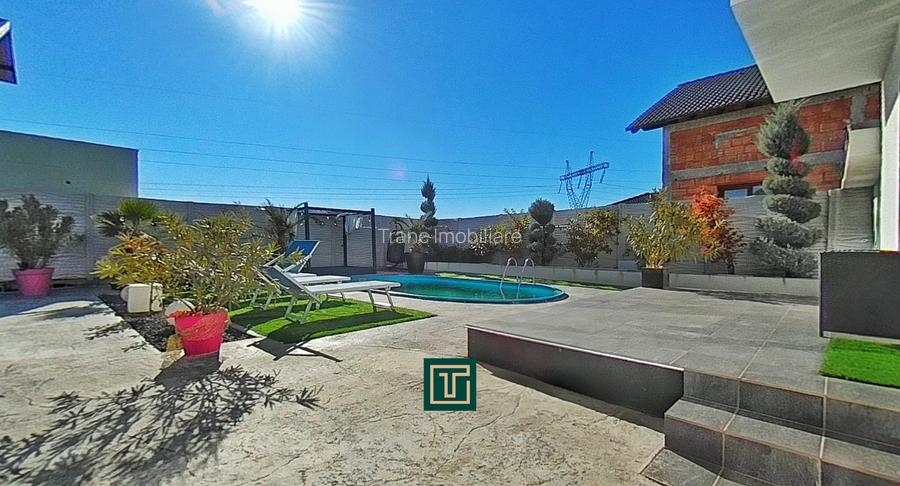 Casă modernă cu piscină și garaj de închiriat în Fântânele - 3