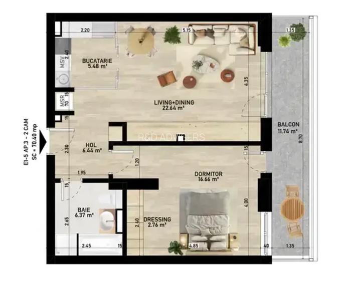 Apartament 2 Camere LUX Pipera Plaza Direct Dezvoltator Comision 0% - 7