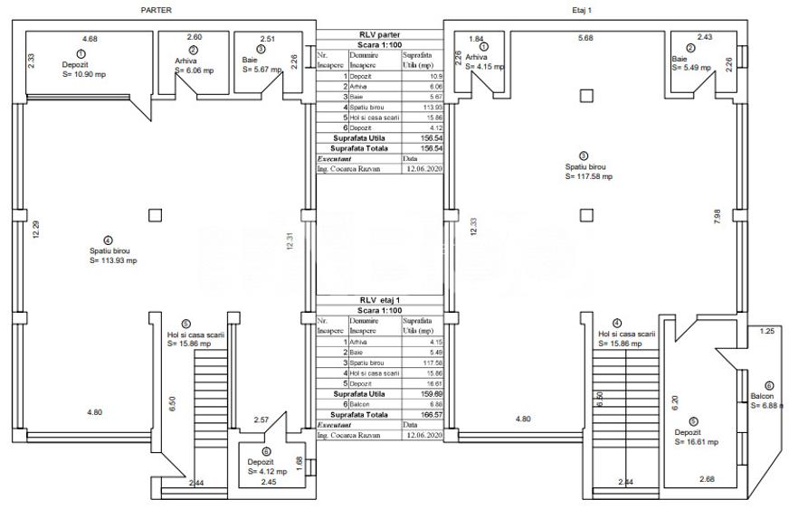 Cladire de birouri finisata la cheie 600 mp utili 15 parcari - 25