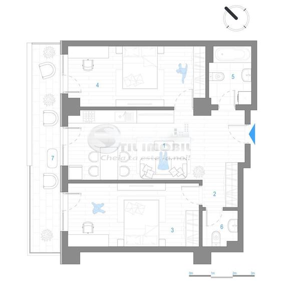 Apartament 3 camere - bloc nou - Cug - Selgros - 2