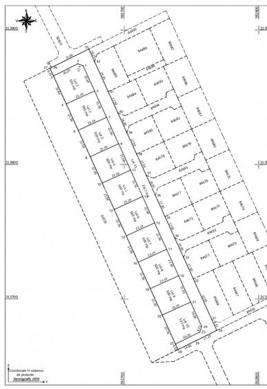 Teren Intravilan In Rate Com Berceni | utilitati: curent, drum | #UG15 - 4