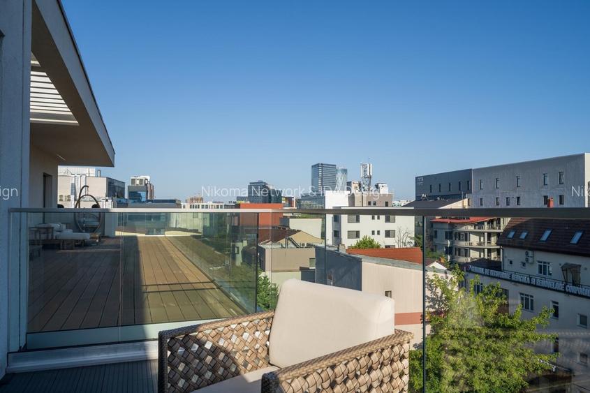 Penthouse superb cu 4 camere in imobil premium, 3 locuri de parcare in Herastrau - 15