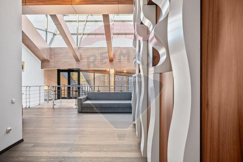 Vilă Futuristă: Eleganță & Inovație la limita pădurii, piscină, 4500mp - 41