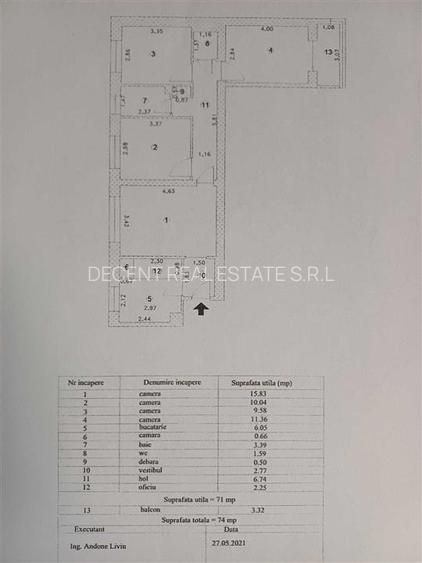 Apartament 4 Camere Harmanului, Brasov - 7