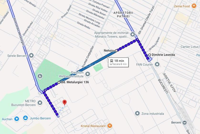 Berceni - Parc Tudor Arghezi, 2 camere, acces metrou Dimitrie Leonida - 2