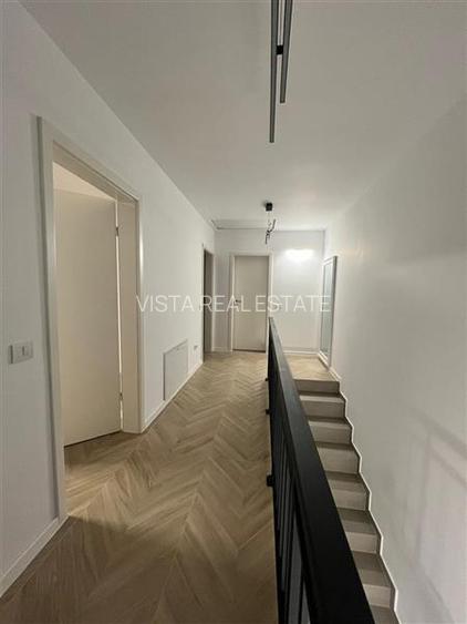 Casa de inchiriat Stupini, mobilata/utilata, P+1+M, 2 dormitoare, teren 300mp, z - 6