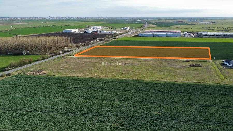 Timisoara Nord - Sanandrei - Lot industrial: 4923 mp - P.U.Z. - utilitati - 2