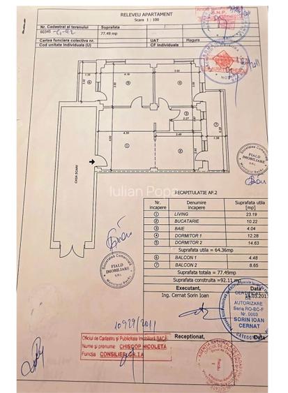 Apartament 3 camere, mobilat și utilat, renovat 2019, 2 parcări — Colina Măgurii - 9