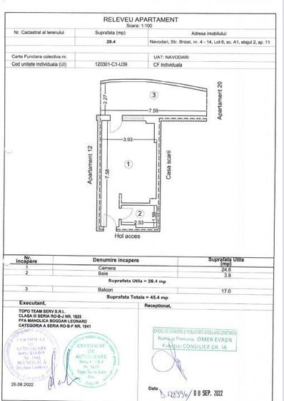 Stațiunea Mamaia -Casa Del Mar -Garsoniere mobilata si utilata complet - 25
