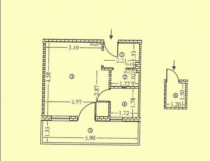 STUDIO CU TERASA NICOLAE BALCESCU - 1