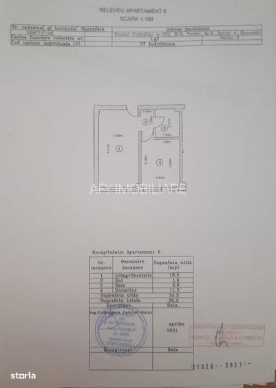 De vanzare Apartament cu o camera, Aparatorii Patriei, sect. 4 - 10