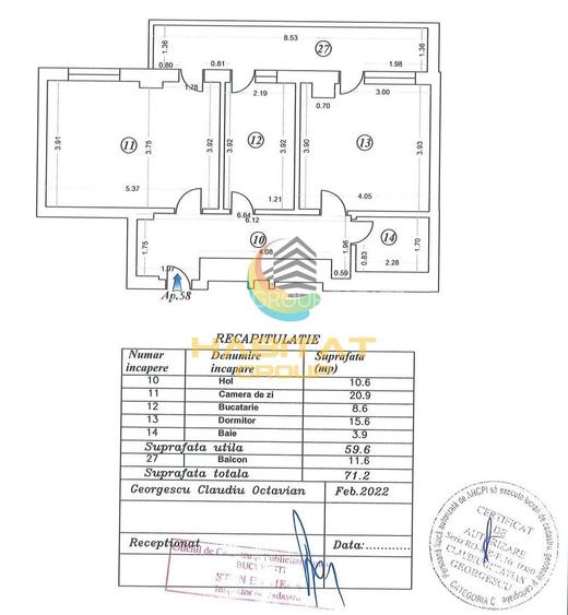 Pallady 2 camere 71 mp LUX + piscina vis-a-vis Parc Teilor - 2