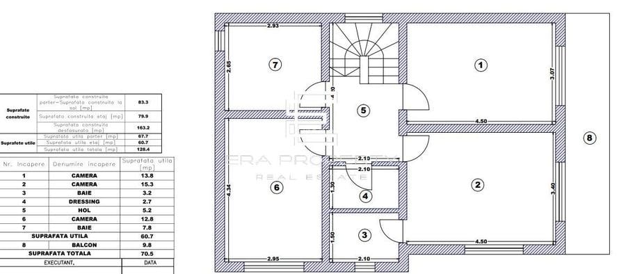 Casa individuala teren 450 mp, Poplaca - 2