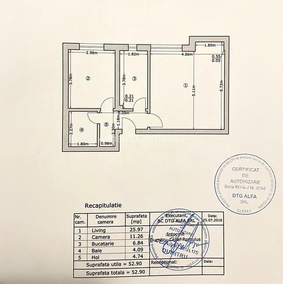 2 camere,prima inchiriere,decomandat,mobilat-utilat,53mp,Romprim 5 min,0%comisio - 21