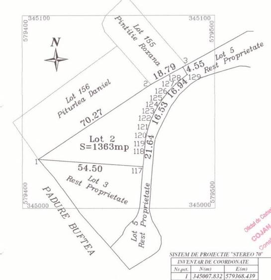 PARADISUL VERDE. PARCELA DE TEREN 1363 MP. LOT SPECIAL. RETRAS - 3