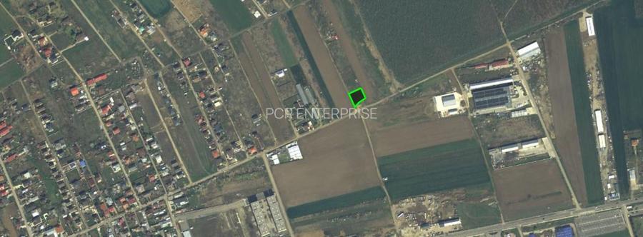 Teren 936 mp cu dublă deschidere–lângă pădure, Str. Florilor, Brănești - 2