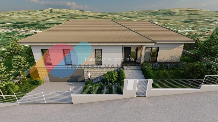 Casă individuală modernă cu garaje și teren 500mp – Chinteni - 9