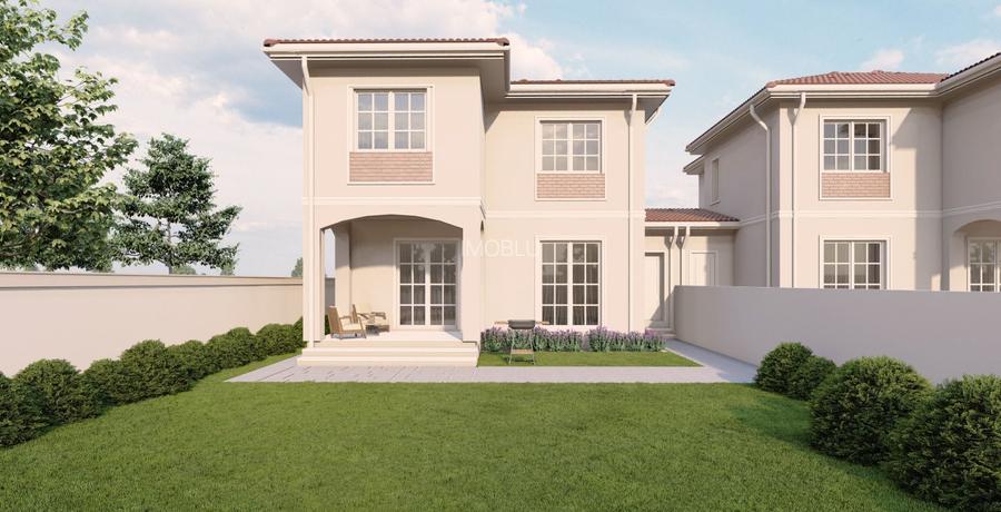 1/2 Duplex, 5 camere, 2 bai, camera tehnica, 119mp, 300mpT , Giarmata! - 24