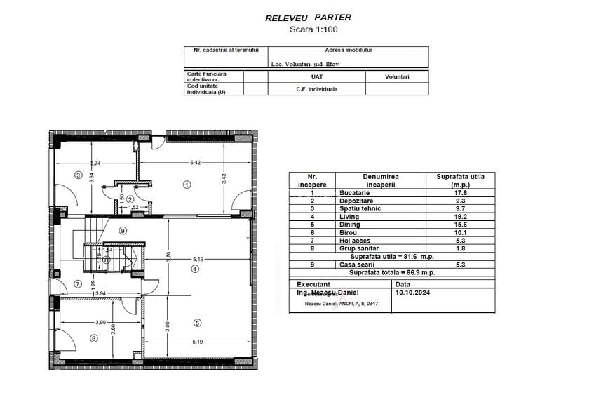 Vanzare - vila NOUA - 6 camere+curte - Iancu Nicolae-Pipera - 1