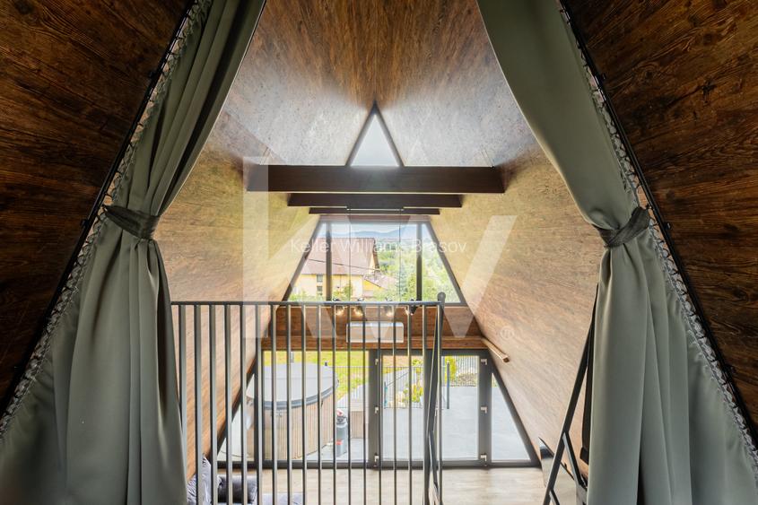 Afacere la cheie in inima naturii- Case smart A-Frame - 14