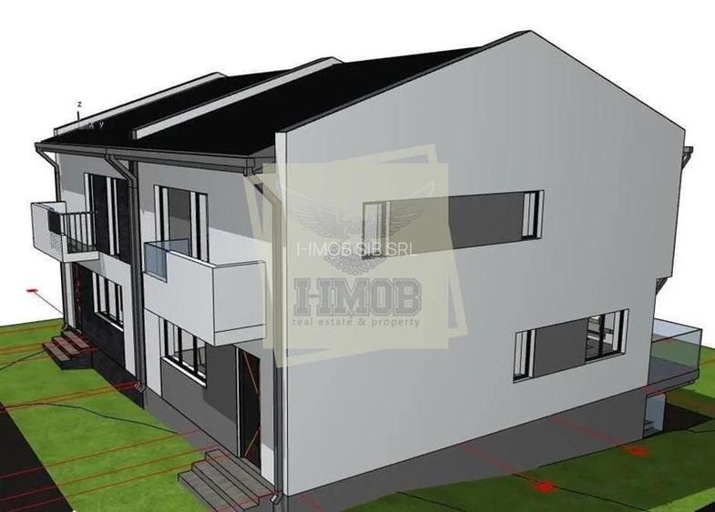 Casa cu 4 camere 2 bai si 300 mp teren in zona Calea Cisnadiei - 3