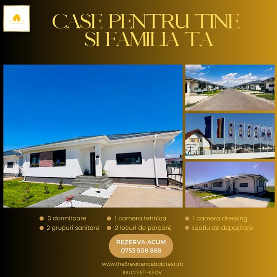 CASA INDIVIDUALA PE PARTER, CURTE 510 MP, PARCARE, SOS PIPERA-TUNARI