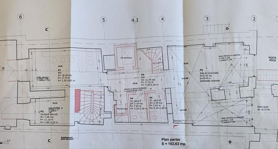 Cladire comerciala S+P+2E+M, PIATA MICA - Sibiu