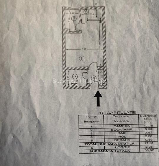 Garsoniera,Costin Georgian,Metrou,Balcon,Loc Parcare,Mobilat Utilat,et,2/10, - 2