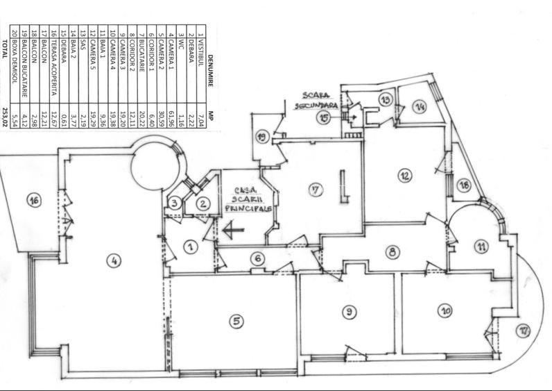 Apartament 6 camere Lascar Catargiu 253mp - 9