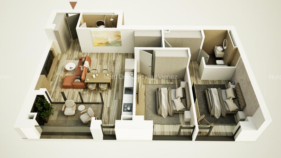 Cartierul Vienez: 3 camere, costuri mici de întreținere și poziție de top - 2