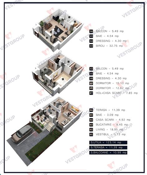 Private Villas Rezervelor Ansamblu Case Direct Dezvoltator Vest Group - 7