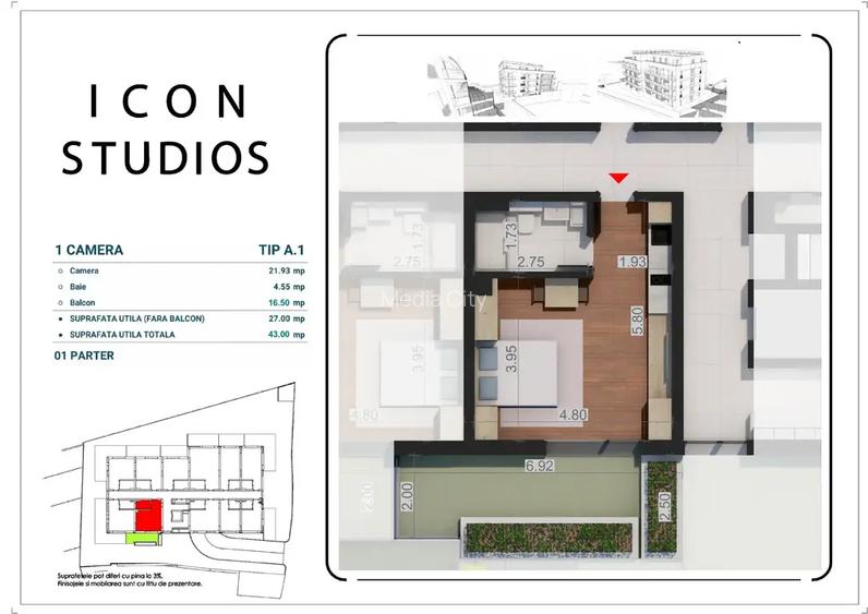 Garsonieră cu grădină, Moșilor. - 11