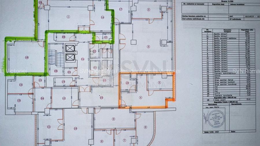 REC3001335 Spatiu de birouri 70 MP I De inchiriat I Cladire de birouri I Barbu V - 8