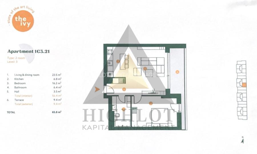THE IVY | APARTAMENT 2 CAMERE |  MOBILAT COMPLET - DIPONIBIL IMEDIAT - 14