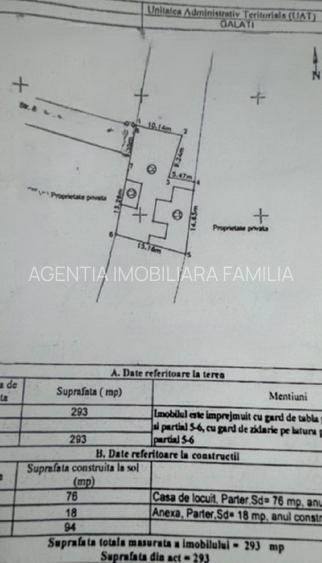 48500 Euro- 293 m.p. teren si casa batraneasca in mun. Galati - 3