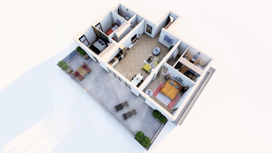 Teren de vanzare cu autorizatie bloc  22 apartamente cu terase - Sibiu - 3