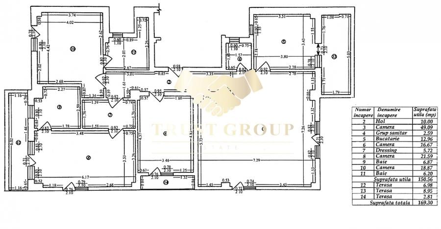 Penthouse 5 camere Domenii - 151mp | loc de parcare si boxa incluse - 9