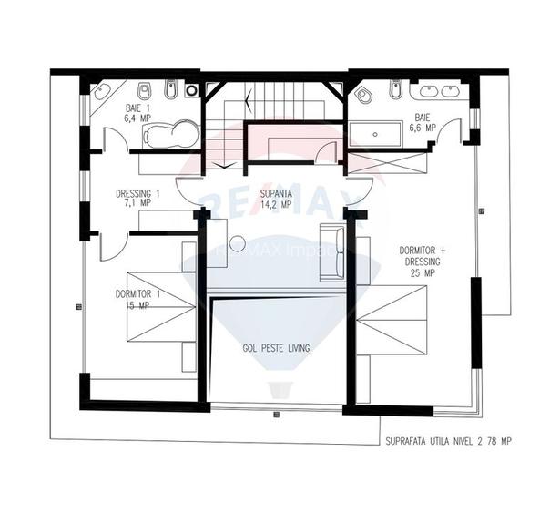 Apartament duplex 4 camere 4 bai 200 mp Bucuresti Domenii - 2