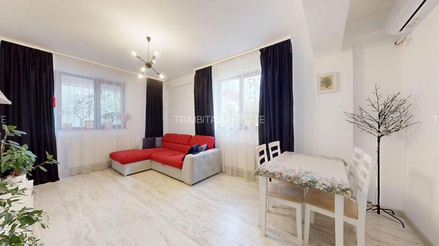 Apartament 2 camere mobilat - spatios 5 min metrou Straulesti - 7