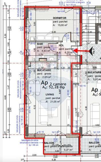 Apartament cu 2 camere de vânzare Mărăști, zonă semicentrală - 6