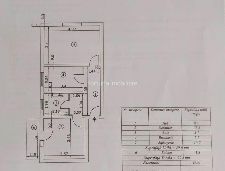 Apartament 2 camere decomandate,cu boxa, etaj 1, zona LIDL Darmanesti - 12